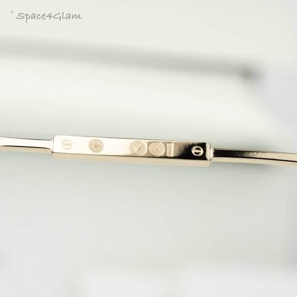 BRAND NEW Burberry BE3151 110987 Gold Dark Grey Pilot Unisex Sunglasses BE 3151 - Picture 7 of 9